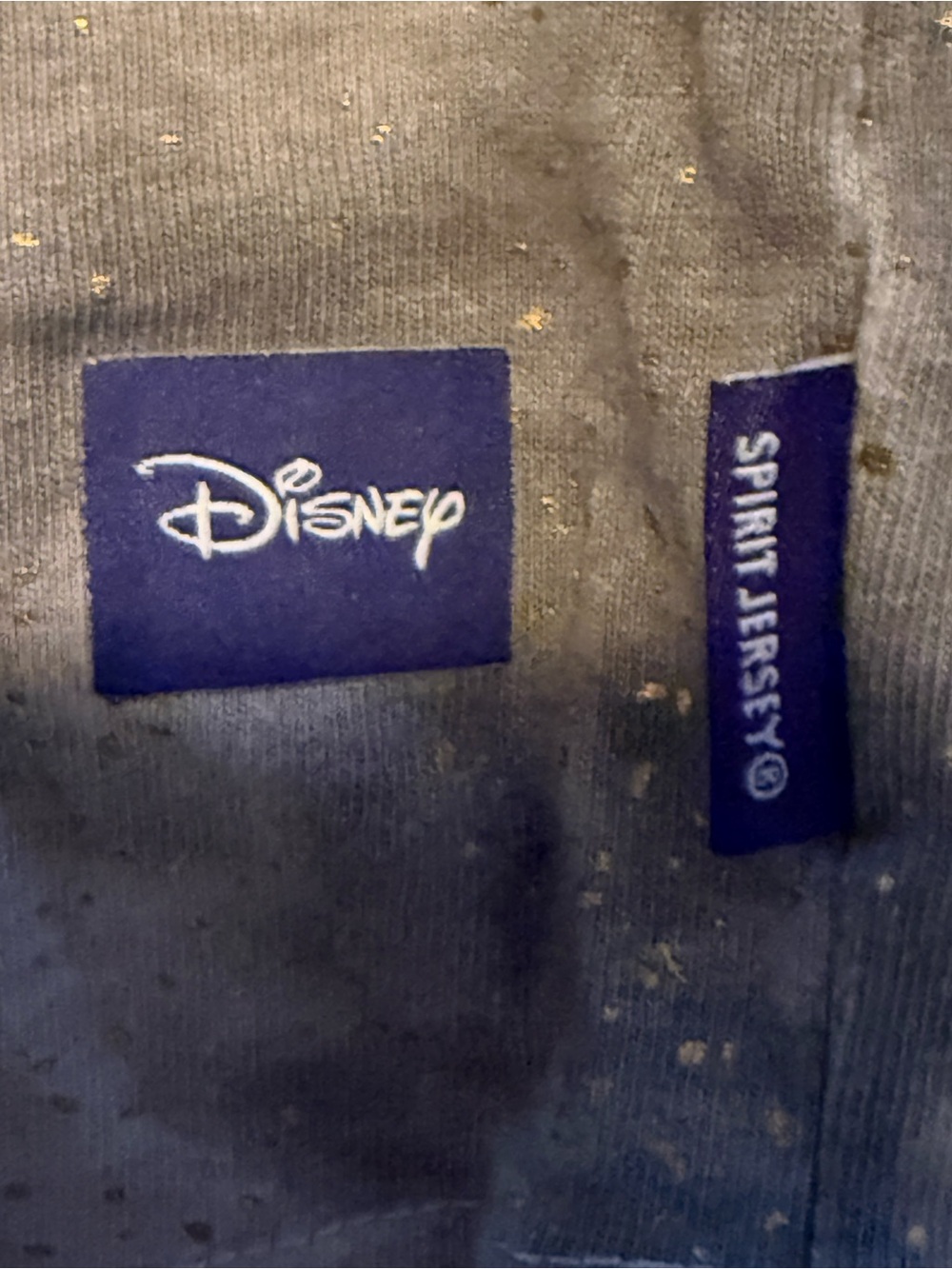 Walt Disney World Spirit Jersey Gray Tie-Dye Gold Castle Size M - Picture 8 of 9